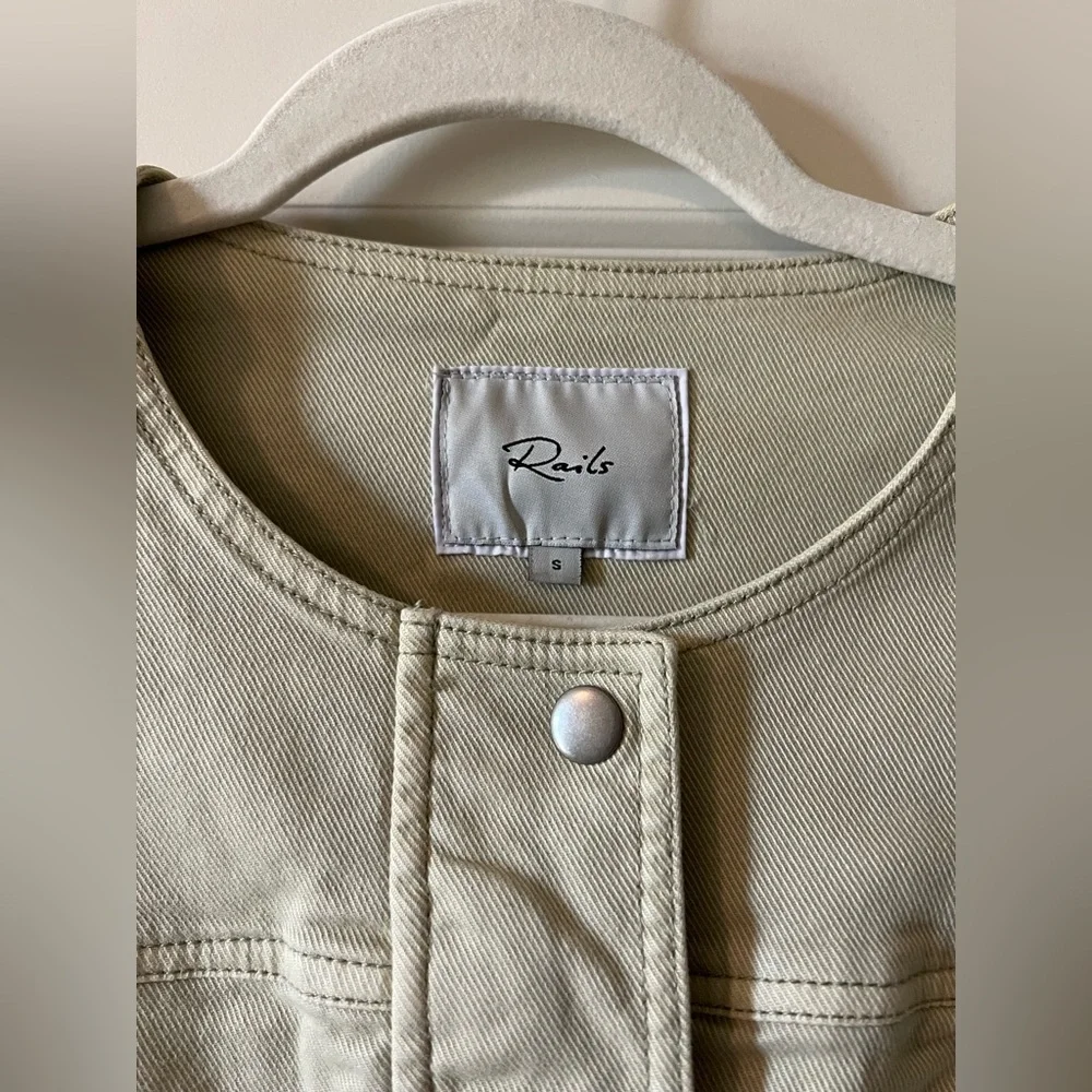 Rails Bessie Romper In Sage Dust Size S - Picture 4 of 6